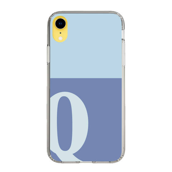 Slim Protection Case［ Original - initial two tone - Q blue ］