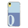 Slim Protection Case［ Original - initial two tone - Q blue ］
