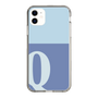 Slim Protection Case［ Original - initial two tone - Q blue ］
