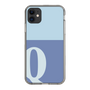 Slim Protection Case［ Original - initial two tone - Q blue ］