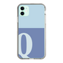 Slim Protection Case［ Original - initial two tone - Q blue ］