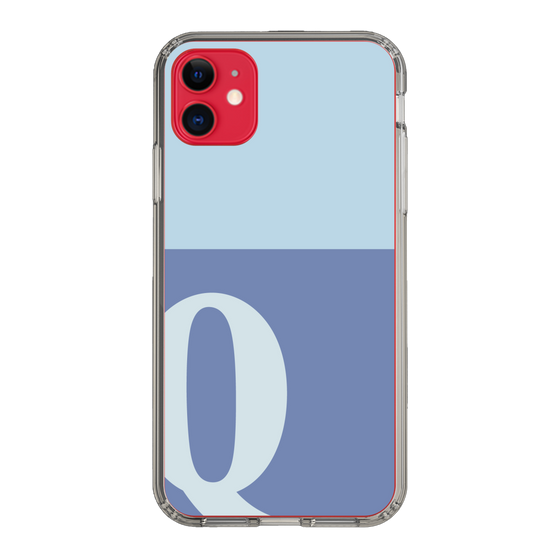 Slim Protection Case［ Original - initial two tone - Q blue ］