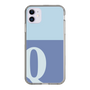 Slim Protection Case［ Original - initial two tone - Q blue ］