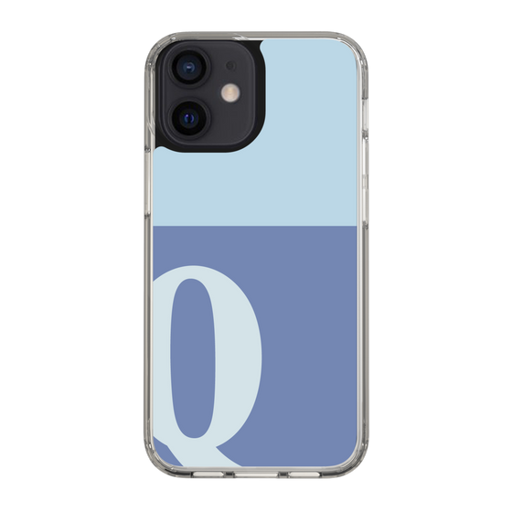 Slim Protection Case［ Original - initial two tone - Q blue ］