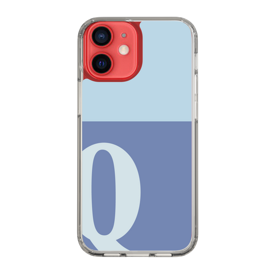 Slim Protection Case［ Original - initial two tone - Q blue ］