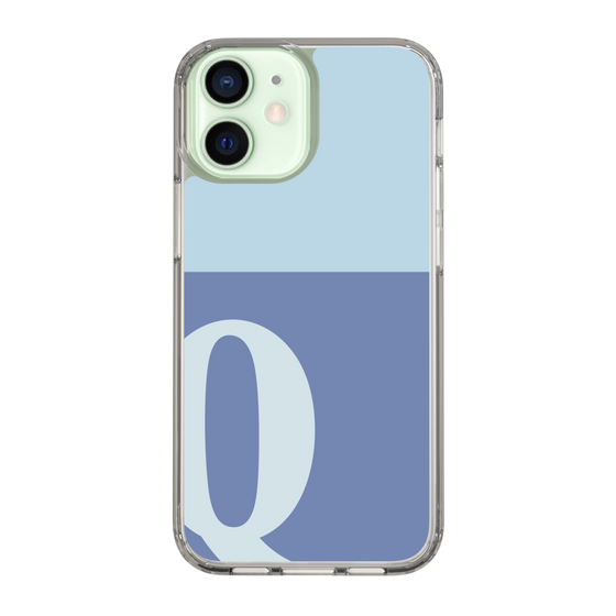 Slim Protection Case［ Original - initial two tone - Q blue ］