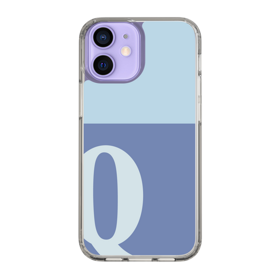 Slim Protection Case［ Original - initial two tone - Q blue ］