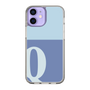 Slim Protection Case［ Original - initial two tone - Q blue ］