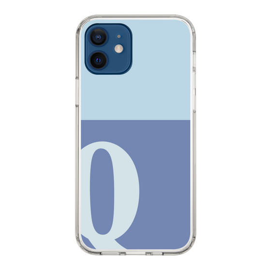 Slim Protection Case［ Original - initial two tone - Q blue ］