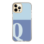 Slim Protection Case［ Original - initial two tone - Q blue ］