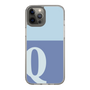 Slim Protection Case［ Original - initial two tone - Q blue ］