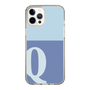 Slim Protection Case［ Original - initial two tone - Q blue ］