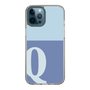 Slim Protection Case［ Original - initial two tone - Q blue ］