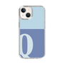 Slim Protection Case［ Original - initial two tone - Q blue ］