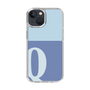 Slim Protection Case［ Original - initial two tone - Q blue ］