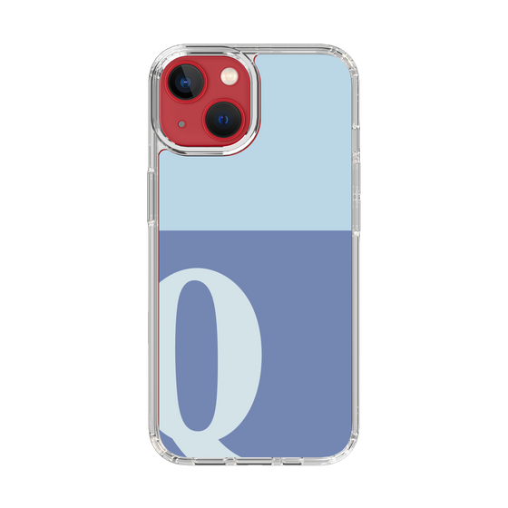 Slim Protection Case［ Original - initial two tone - Q blue ］