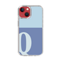 Slim Protection Case［ Original - initial two tone - Q blue ］