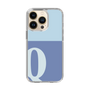 Slim Protection Case［ Original - initial two tone - Q blue ］