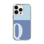 Slim Protection Case［ Original - initial two tone - Q blue ］