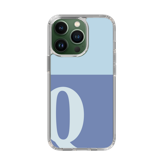 Slim Protection Case［ Original - initial two tone - Q blue ］