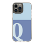 Slim Protection Case［ Original - initial two tone - Q blue ］