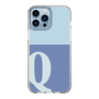 Slim Protection Case［ Original - initial two tone - Q blue ］