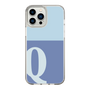 Slim Protection Case［ Original - initial two tone - Q blue ］