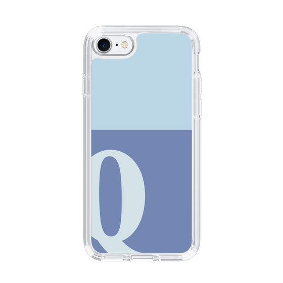 Slim Protection Case［ Original - initial two tone - Q blue ］