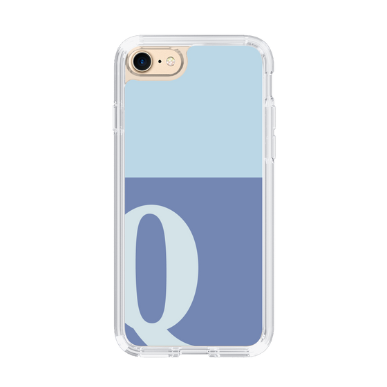 Slim Protection Case［ Original - initial two tone - Q blue ］