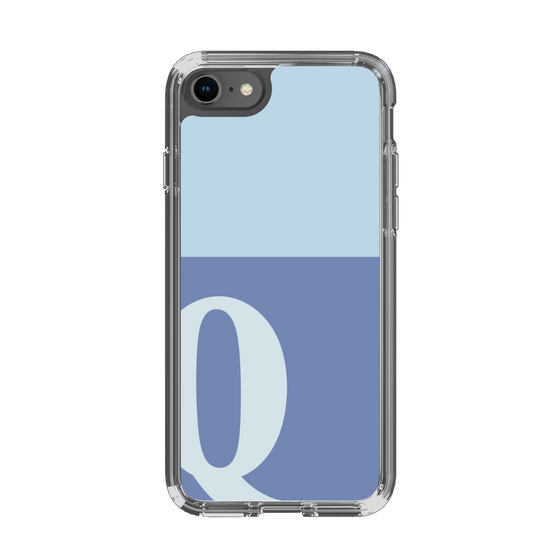 Slim Protection Case［ Original - initial two tone - Q blue ］