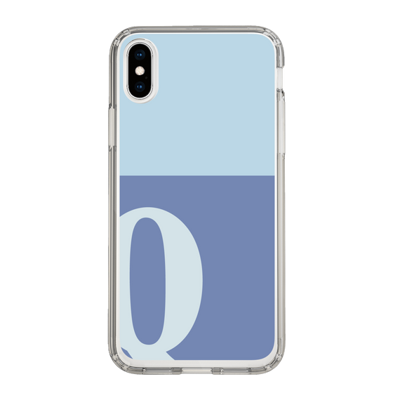 Slim Protection Case［ Original - initial two tone - Q blue ］