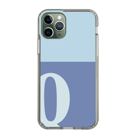 Slim Protection Case［ Original - initial two tone - Q blue ］