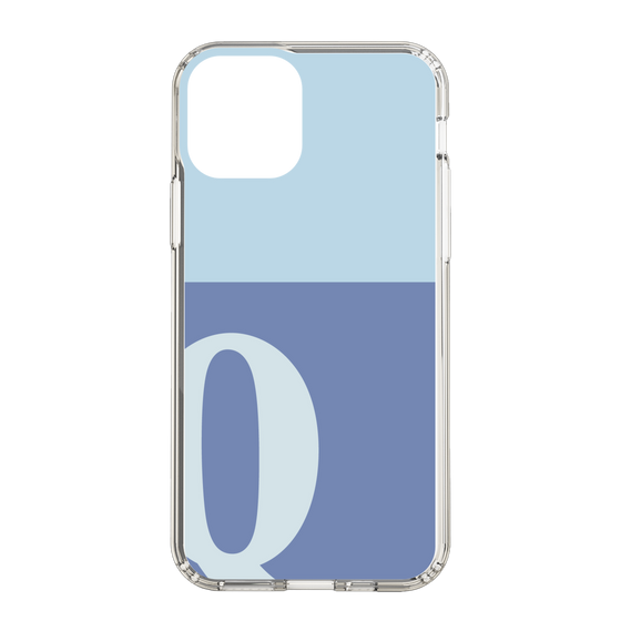 Slim Protection Case［ Original - initial two tone - Q blue ］