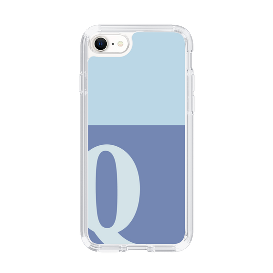 Slim Protection Case［ Original - initial two tone - Q blue ］