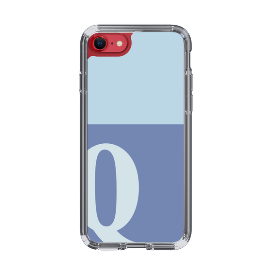 Slim Protection Case［ Original - initial two tone - Q blue ］