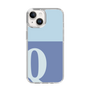 Slim Protection Case［ Original - initial two tone - Q blue ］