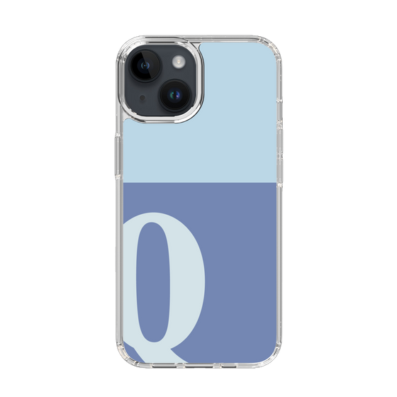 Slim Protection Case［ Original - initial two tone - Q blue ］