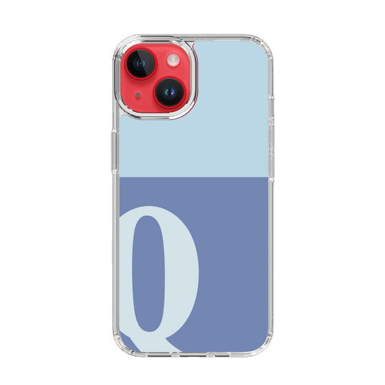 Slim Protection Case［ Original - initial two tone - Q blue ］