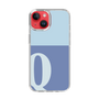 Slim Protection Case［ Original - initial two tone - Q blue ］