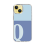 Slim Protection Case［ Original - initial two tone - Q blue ］