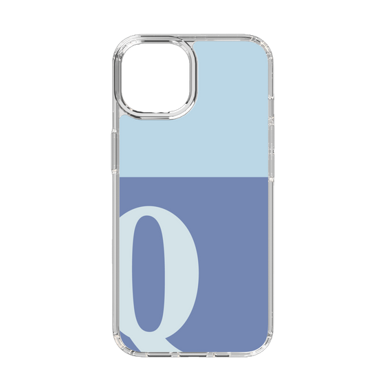 Slim Protection Case［ Original - initial two tone - Q blue ］