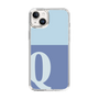 Slim Protection Case［ Original - initial two tone - Q blue ］