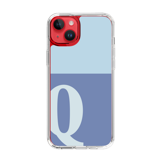 Slim Protection Case［ Original - initial two tone - Q blue ］
