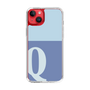 Slim Protection Case［ Original - initial two tone - Q blue ］