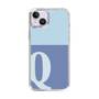 Slim Protection Case［ Original - initial two tone - Q blue ］