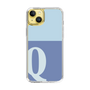 Slim Protection Case［ Original - initial two tone - Q blue ］