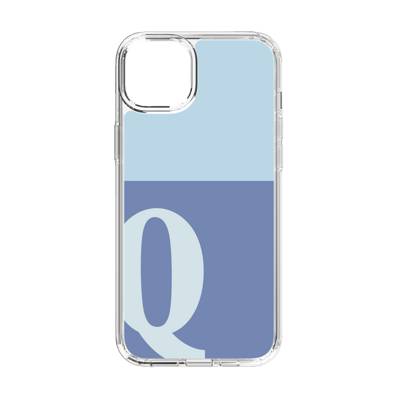 Slim Protection Case［ Original - initial two tone - Q blue ］