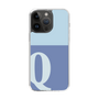 Slim Protection Case［ Original - initial two tone - Q blue ］