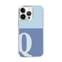 Slim Protection Case［ Original - initial two tone - Q blue ］