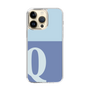 Slim Protection Case［ Original - initial two tone - Q blue ］